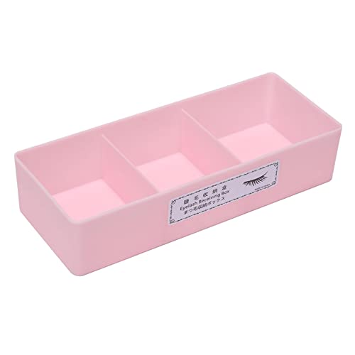 Aufbewahrungsbox für Wimpernverlängerung, Organizer, Kleber, Pinzettenhalter, Rosa von Courtieyeardceastea