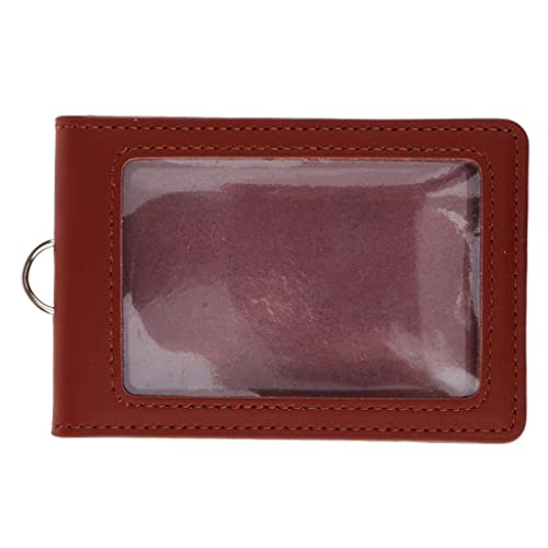 Ausweishalter aus PU-Leder, vertikaler Stil, Braun Ausweishalter aus PU-Leder, vertikaler Stil, Braun von Courtieyeardceastea