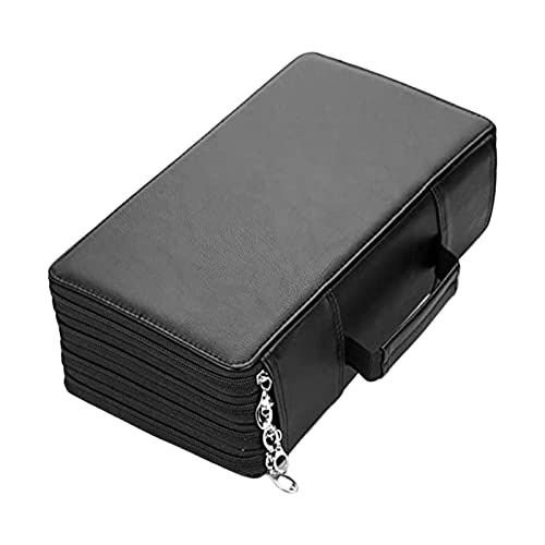 Courtieyeardceastea Tragbares Federmäppchen mit 300 Fächern, für Studenten, Künstler, Schwarz, Schwarz , 33.5cm x 19.5cm x 8.5cm, Siehe Beschreibung Courtieyeardceastea Tragbares Federmäppchen mit 300 Fächern, für Studenten, Künstler, Schwarz, Schwarz , 33.5cm x 19.5cm x 8.5cm, Siehe Beschreibung von Courtieyeardceastea