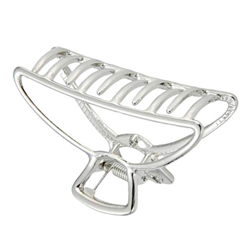 Haarklammer für Damen, Metall, dickes Haar, Hochsteckfrisur, dreieckig, silberfarben Haarklammer für Damen, Metall, dickes Haar, Hochsteckfrisur, dreieckig, silberfarben von Courtieyeardceastea