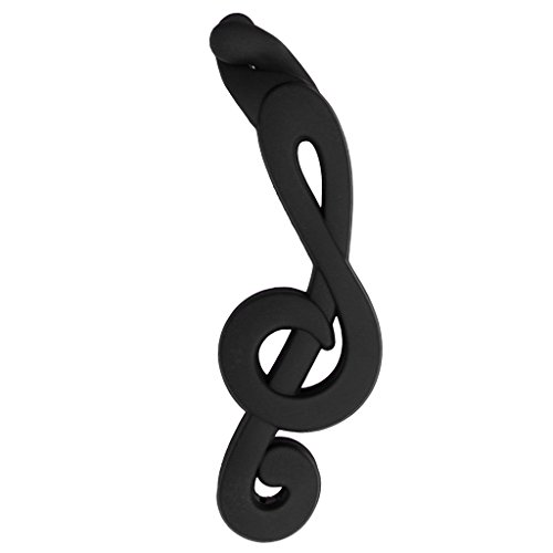 Haarspange für Damen, Acryl, Musiknoten, Bananen-Clip, Pferdeschwanz-Halter, Schwarz Haarspange für Damen, Acryl, Musiknoten, Bananen-Clip, Pferdeschwanz-Halter, Schwarz von Courtieyeardceastea