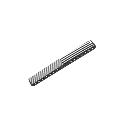 Haarstyling-Kamm für Männer und Frauen, Frisierkämme, handlich, feine breite Zähne, Haarbürste, Zubehör für Friseure, Schwarz von Courtieyeardceastea