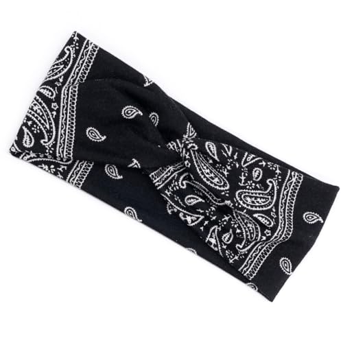 Häkel-Stirnband, Sport-Stirnband, breites Schweißband, hohe Elastizität, Haarstyling-Zubehör für Sport, Yoga, Paisley Häkel-Stirnband, Sport-Stirnband, breites Schweißband, hohe Elastizität, Haarstyling-Zubehör für Sport, Yoga, Paisley von Courtieyeardceastea