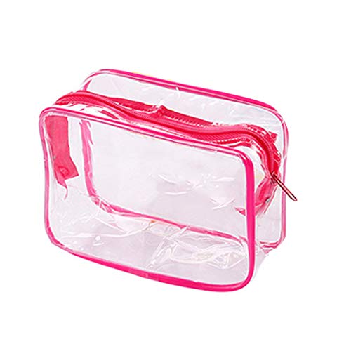 Kosmetiktasche für Damen, multifunktional, mit Reißverschluss, transparent, wasserdicht, Größe M, Rosa, Pink M, M, Siehe Beschreibung Kosmetiktasche für Damen, multifunktional, mit Reißverschluss, transparent, wasserdicht, Größe M, Rosa, Pink M, M, Siehe Beschreibung von Courtieyeardceastea