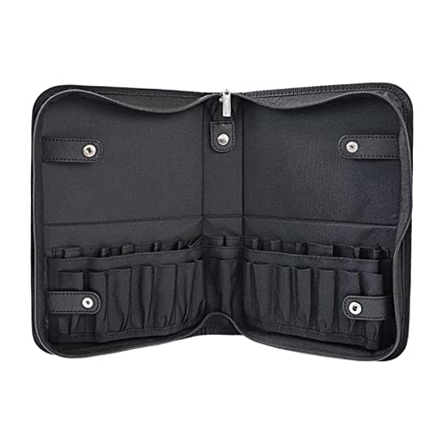 Make-up-Pinsel-Organizer-Tasche, Kosmetiktasche, Tragetasche für Zuhause, Schwarz , 24x15x4cm, Siehe Beschreibung Make-up-Pinsel-Organizer-Tasche, Kosmetiktasche, Tragetasche für Zuhause, Schwarz , 24x15x4cm, Siehe Beschreibung von Courtieyeardceastea