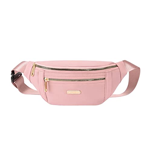 Modische Bauchtasche für Damen, verstellbarer Gurt, für Reisen, Rosa, rose, 30cmx14cmx7cm, Siehe Beschreibung von Courtieyeardceastea