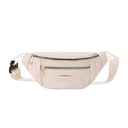 Modische Bauchtasche für Damen, verstellbarer Gurt, für Reisen, Rosa, weiß, 30cmx14cmx7cm, Siehe Beschreibung von Courtieyeardceastea