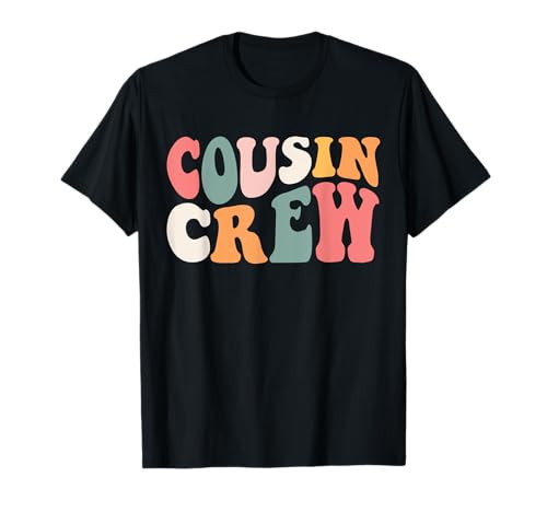 Cousin Crew Pyjama Kinder Mädchen Kleinkind passende Geschenke T-Shirt von Cousin Crew Retro Gifts Decorations