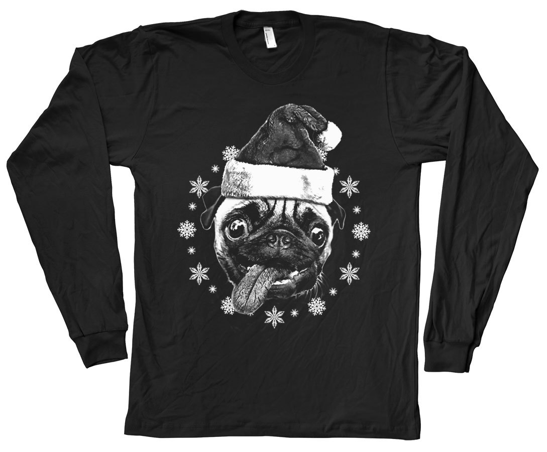 Chrismas Log Sleeve Tshirt Hand Siebdruck Rundhalsausschnitt Geschenk Für Weihnachten von Couthclothing