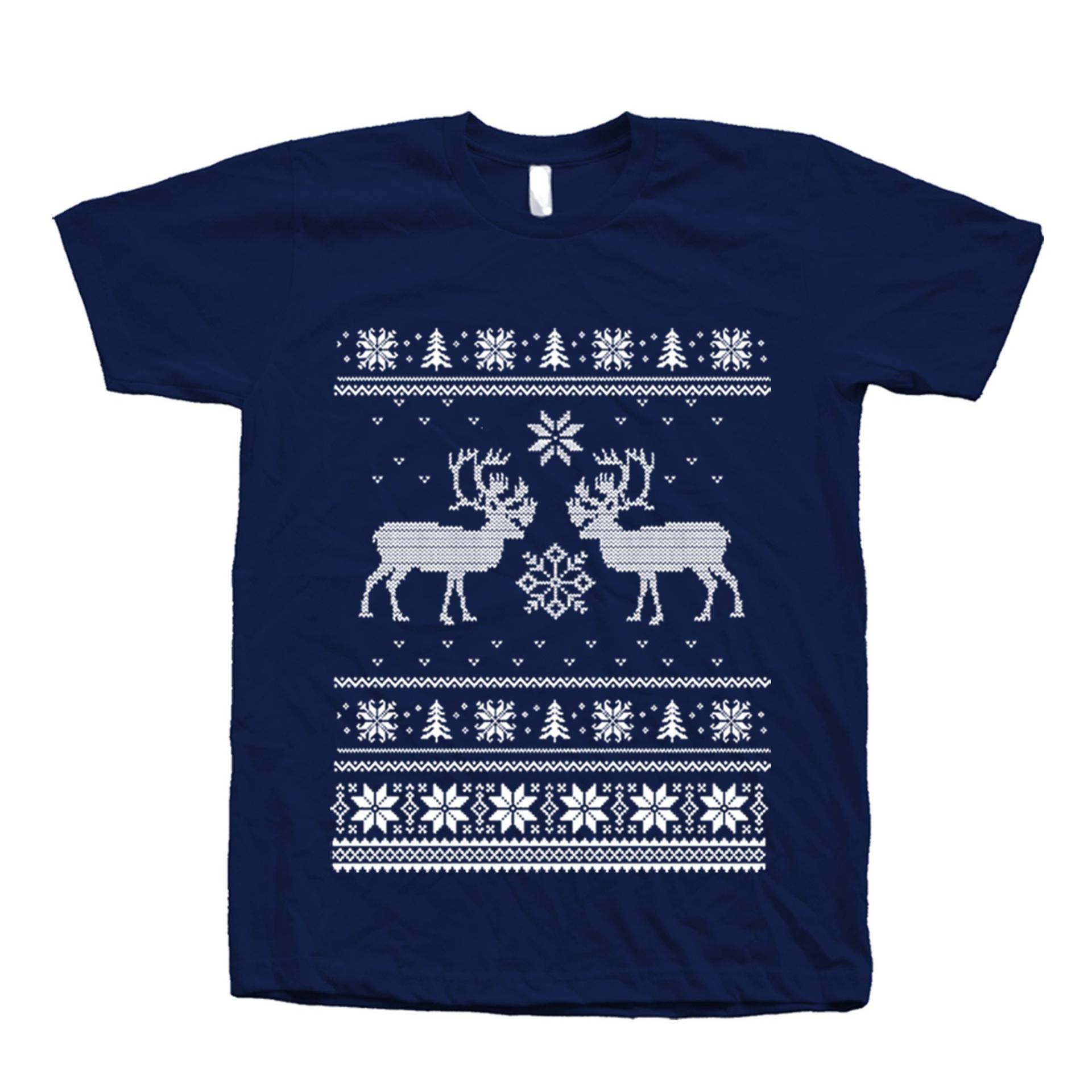 Deer Ugly Christmas T-Shirt Lustiges Feiertags-Grafik-T-Shirt von Couthclothing