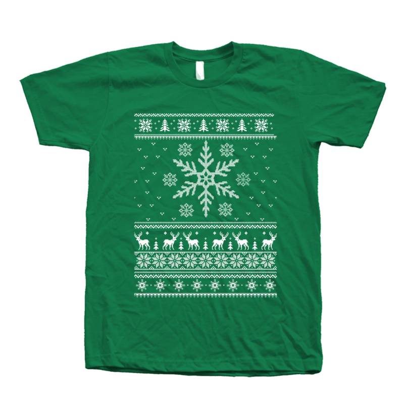 Hässliches Weihnachten Pullover-T-Shirt Lustiges Feiertags-Grafik-T-stück von Couthclothing