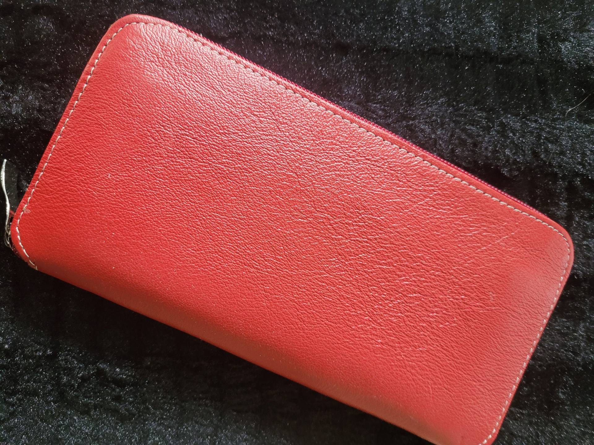 Große Geldbörse, Elegantes Rotes Lederportemonnaie Ca. 22, 5 X 11, 5 cm Große Geldbörse, Elegantes Rotes Lederportemonnaie Ca. 22, 5 X 11, 5 cm von CoutureByKimYen57