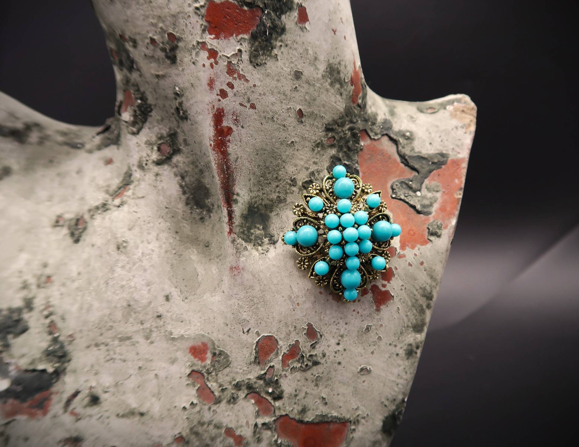 Brooch /Vintage Antique Brosche Mit Türkis Perle Brooch /Vintage Antique Brosche Mit Türkis Perle von CoutureDePillango