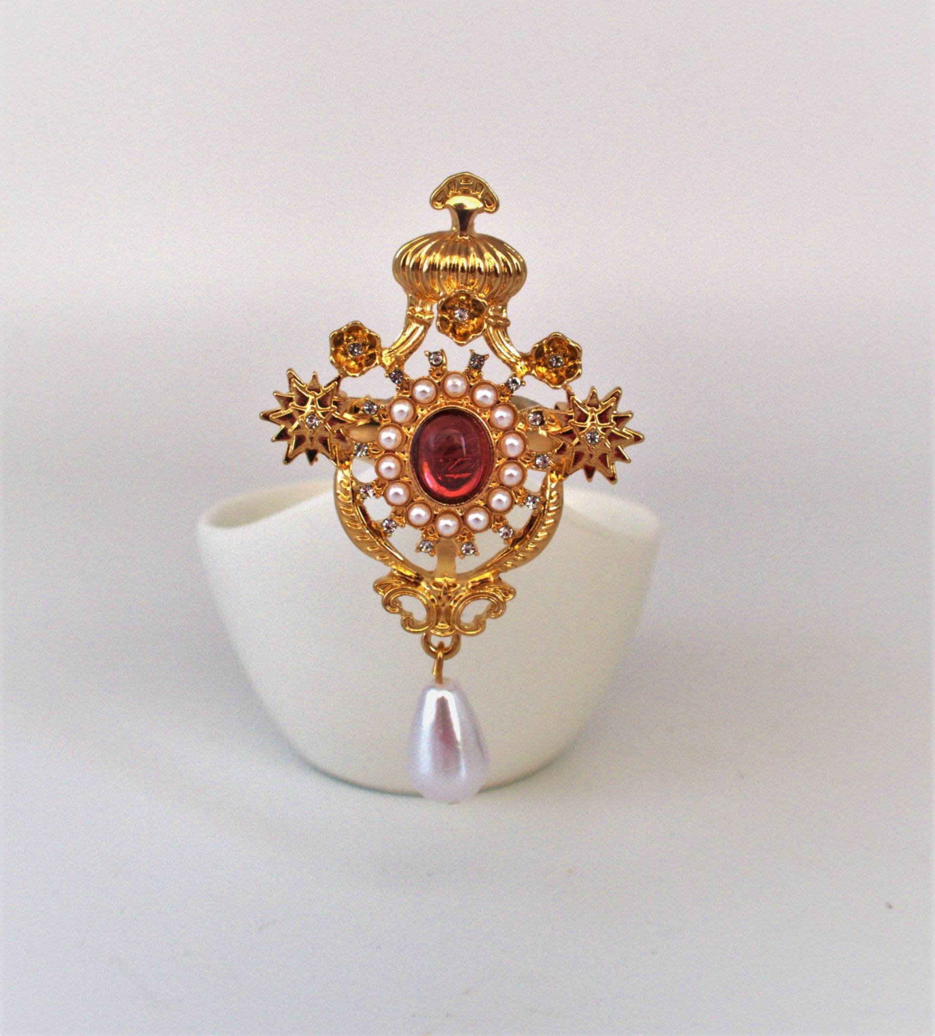 Brosche Vitage Königliche Einstecknadel Brosche Vitage Königliche Einstecknadel von CoutureDePillango