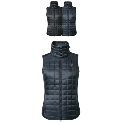 Covalliero - Damen Combiweste | taillierte Steppweste | Reitweste mit Doppelkragen & 2 Taschen | leichte Pufferweste | Sportweste aus Polyester | Reitbekleidung in Dark Navy | Größe M Covalliero - Damen Combiweste | taillierte Steppweste | Reitweste mit Doppelkragen & 2 Taschen | leichte Pufferweste | Sportweste aus Polyester | Reitbekleidung in Dark Navy | Größe M von Covalliero