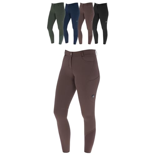 Covalliero - Damen Reithose Silikon Vollbesatz | Reitleggings mit 2 Handytaschen | atmungsaktive & elastische Reiterhose | für Herbst & Winter | Reitbekleidung in Coffee | Größe 32 Covalliero - Damen Reithose Silikon Vollbesatz | Reitleggings mit 2 Handytaschen | atmungsaktive & elastische Reiterhose | für Herbst & Winter | Reitbekleidung in Coffee | Größe 32 von Covalliero