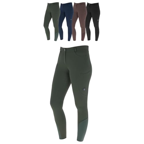 Covalliero - Damen Reithose Silikon Vollbesatz | Reitleggings mit 2 Handytaschen | atmungsaktive & elastische Reiterhose | für Herbst & Winter | Reitbekleidung in Opal Green | Größe 32 Covalliero - Damen Reithose Silikon Vollbesatz | Reitleggings mit 2 Handytaschen | atmungsaktive & elastische Reiterhose | für Herbst & Winter | Reitbekleidung in Opal Green | Größe 32 von Covalliero