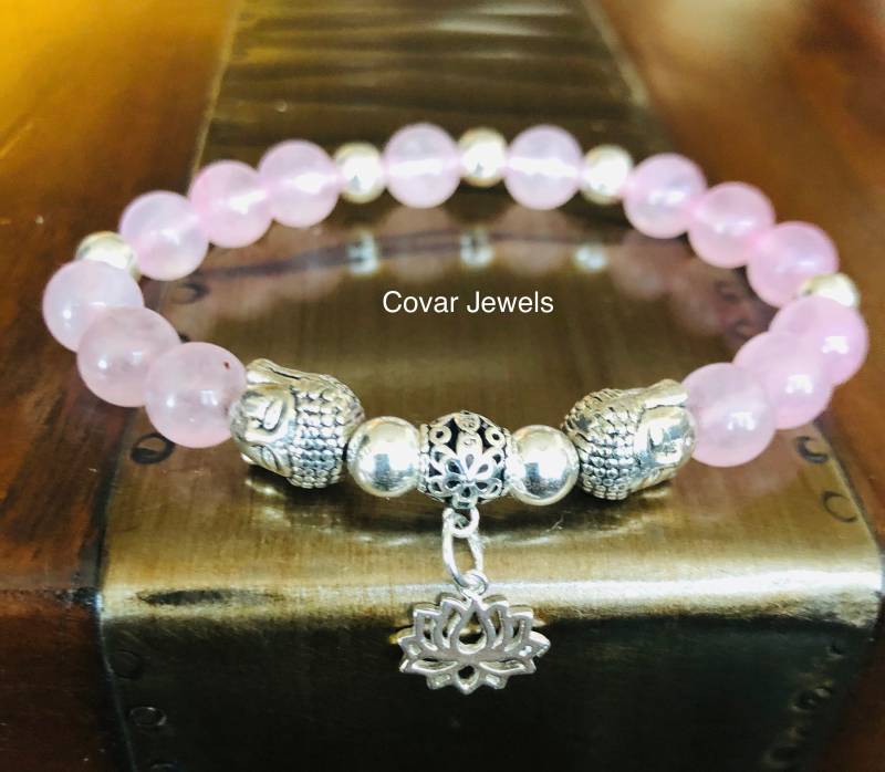 Mein Rosa Buddha Armband Mein Rosa Buddha Armband von CovarJewels
