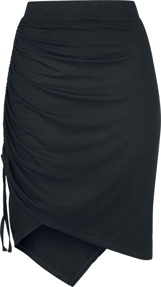Coven United - Gothic Rock knielang - Alice Midi Skirt - XS bis M - für Damen - Größe S - schwarz von Coven United