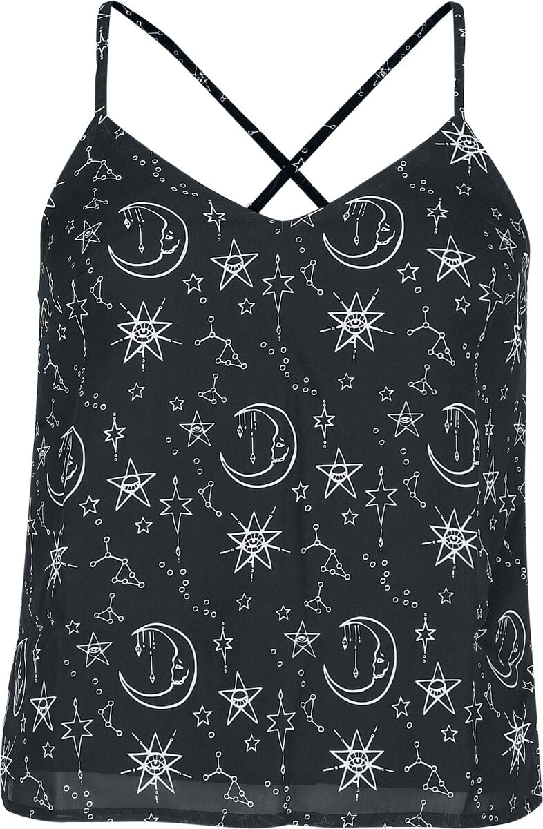 Coven United Moonprint Cami Top schwarz in XS von Coven United