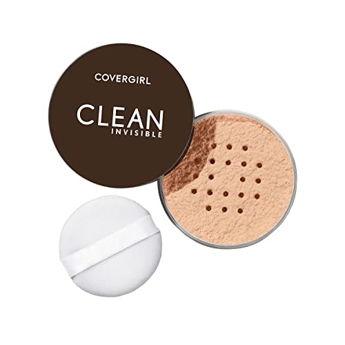 Clean Invisible Loose Powder – 110 durchscheinendes Licht von CoverGirl für Frauen – 0,63 oz Pulver von CoverGirl