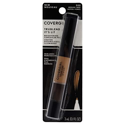 CoverGirl TruBlend Its Lit Brightening Concealer Pen - 500 Medium Deep For Women 2.8 g Concealer von CoverGirl