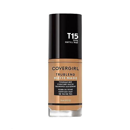 CoverGirl TruBlend Matte Made Liquid Foundation – T15 Golden Honey for Women Foundation von CoverGirl