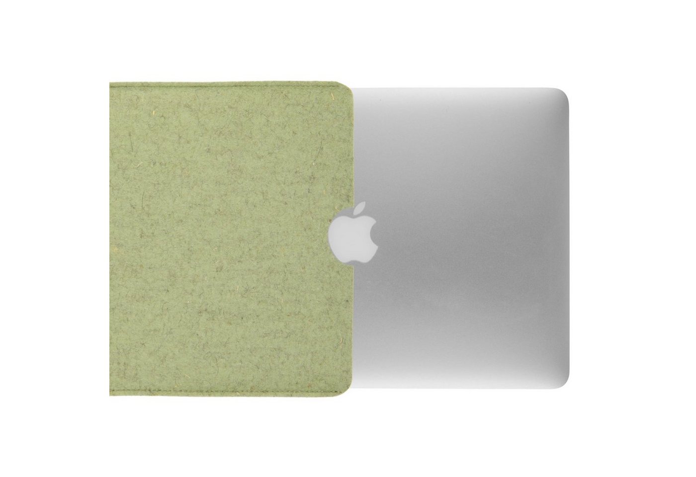 CoverKingz Laptoptasche Hülle für Apple MacBook Air/Pro 15" Handmade Notebook Tasche Filz, 100% Schurwolle, Schutz Tasche Notebook Etui von CoverKingz