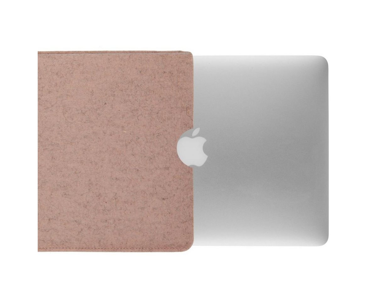 CoverKingz Laptoptasche Hülle für Apple MacBook Air 13,6 (M2) Handmade Filz Tasche Case, 100% Schurwolle, Made in Germany" von CoverKingz