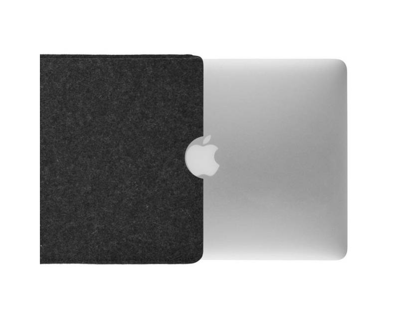 CoverKingz Laptoptasche Hülle für Apple MacBook Air 13,6" (M2) Handmade Filz Tasche Case Etui, 100% Schurwolle, Made in Germany von CoverKingz