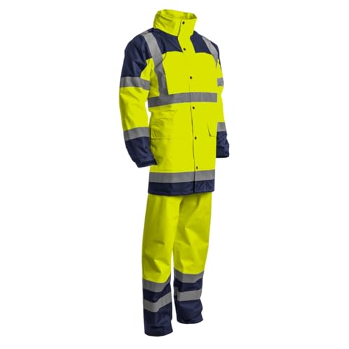 Ensemble de pluie Coverguard HYDRA jaune hv / marine taille XXL 100% polyester von Coverguard