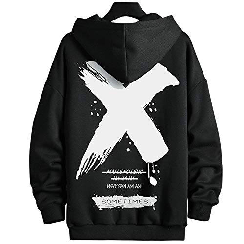 Covisoty Hoodie Herren Kapuzenpullover Long Sleeve Sweatjacke Pullover von Covisoty