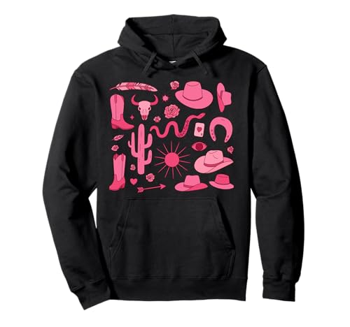 Cowgirl Rosa Stiefel Kokette Mädchen Damen Western Country Pullover Hoodie Cowgirl Rosa Stiefel Kokette Mädchen Damen Western Country Pullover Hoodie von Cow Girl Country Music Rodeo Cowgirl Boots Kids