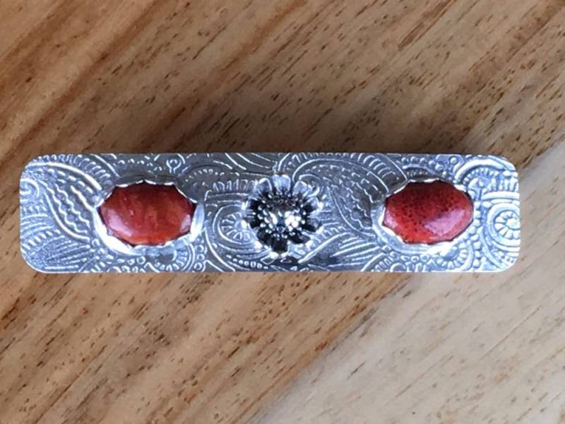 sterling Silber Haarspange sterling Silber Haarspange von CowPonyCreations