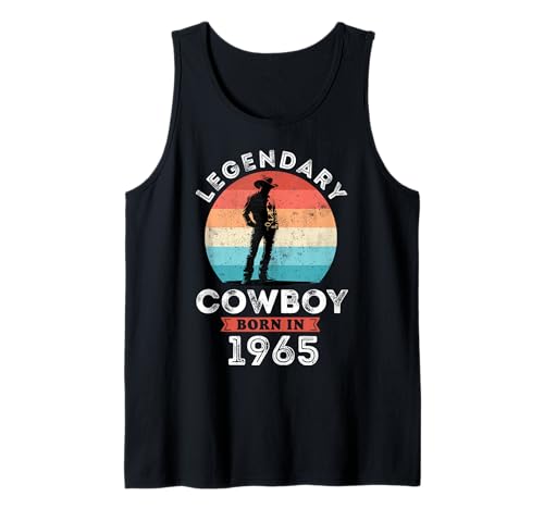 Legendary Cowboy Born in 1965, 60th Birthday Men Tank Top Legendary Cowboy Born in 1965, 60th Birthday Men Tank Top von Cowboy 1965 Legends Gifts for Mens 60th Bday
