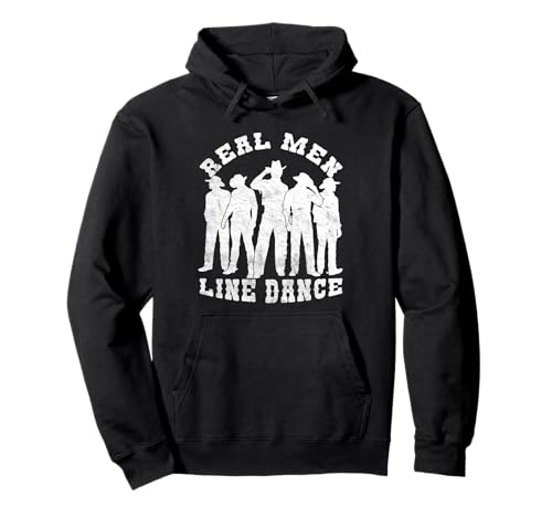 REAL Men Line Dance Cowboy Line Dance Pullover Hoodie von Cowboy Line Dance