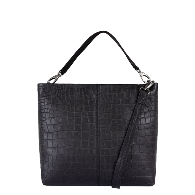 Cowboysbag Tasche Fairford-Croco Schwarz von Cowboysbag