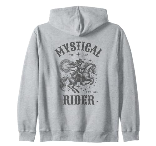 Mystical Rider Strong Woman Feminin Inspiring Kapuzenjacke Mystical Rider Strong Woman Feminin Inspiring Kapuzenjacke von Cowgirl Inspiring Strong Woman Quote Western Style