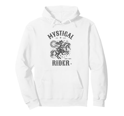 Mystical Rider Strong Woman Feminin Inspiring Pullover Hoodie Mystical Rider Strong Woman Feminin Inspiring Pullover Hoodie von Cowgirl Inspiring Strong Woman Quote Western Style