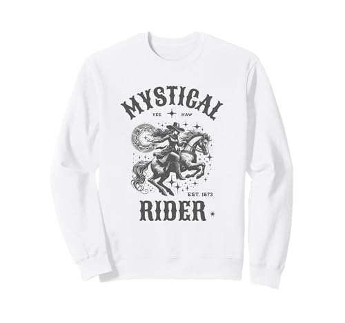 Mystical Rider Strong Woman Feminin Inspiring Sweatshirt Mystical Rider Strong Woman Feminin Inspiring Sweatshirt von Cowgirl Inspiring Strong Woman Quote Western Style
