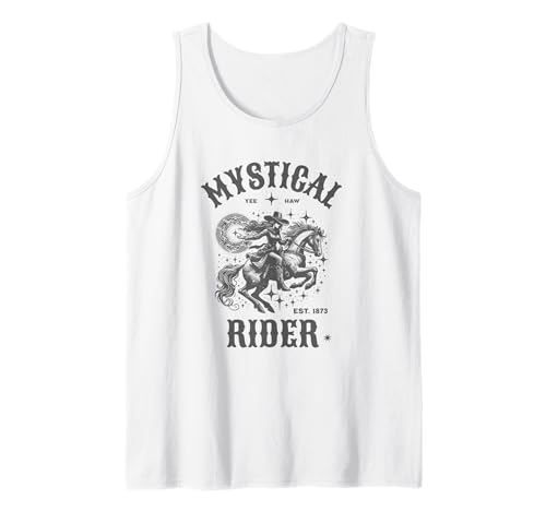 Mystical Rider Strong Woman Feminin Inspiring Tank Top Mystical Rider Strong Woman Feminin Inspiring Tank Top von Cowgirl Inspiring Strong Woman Quote Western Style