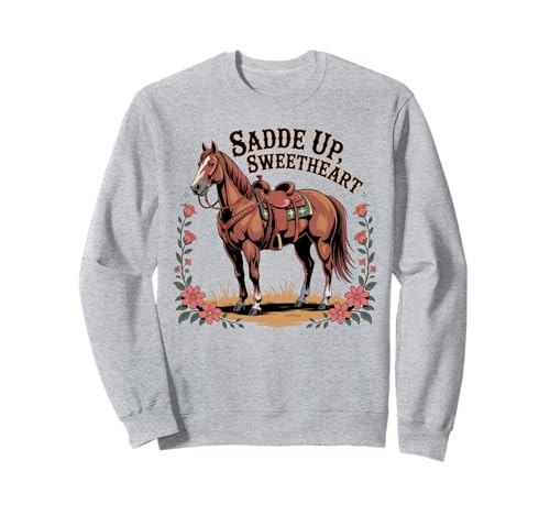 Mädchen Western Outfit Cowgirl Top Rodeo Mädchen Reiten Sweatshirt von Cowgirl Outfits For Women Western Cowgirl Outfit