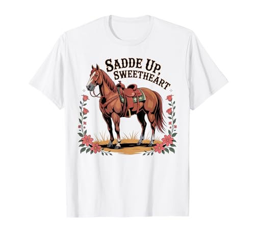 Mädchen Western Outfit Cowgirl Top Rodeo Mädchen Reiten T-Shirt von Cowgirl Outfits For Women Western Cowgirl Outfit