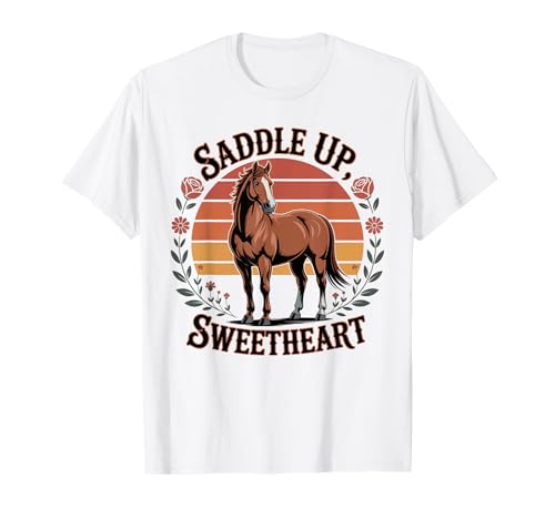 Mädchen Western Outfit Cowgirl Top Rodeo Mädchen Reiten T-Shirt von Cowgirl Outfits For Women Western Cowgirl Outfit
