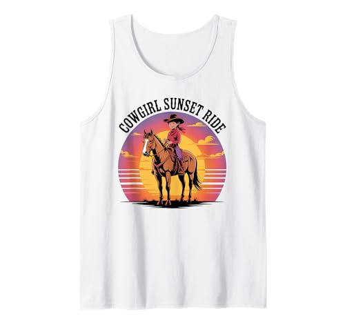 Mädchen Western Outfit Cowgirl Top Rodeo Mädchen Reiten Tank Top von Cowgirl Outfits For Women Western Cowgirl Outfit