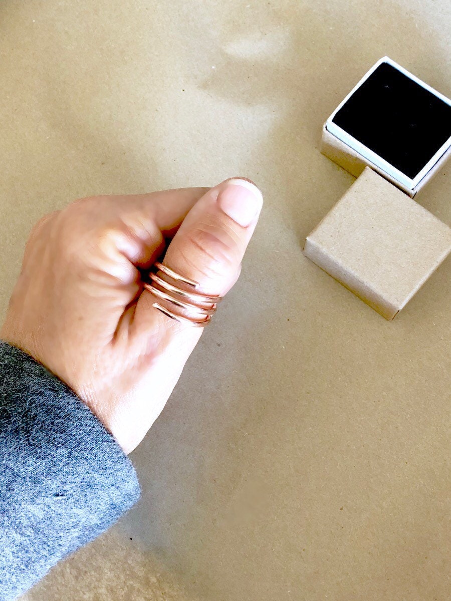 Kupfer Ring, Kupfer Draht Ringe, Arthritis Ring, Ringe, Ring Für Damen, Kupfer Daumen Ringe Frauen von CowgirlCharmGifts