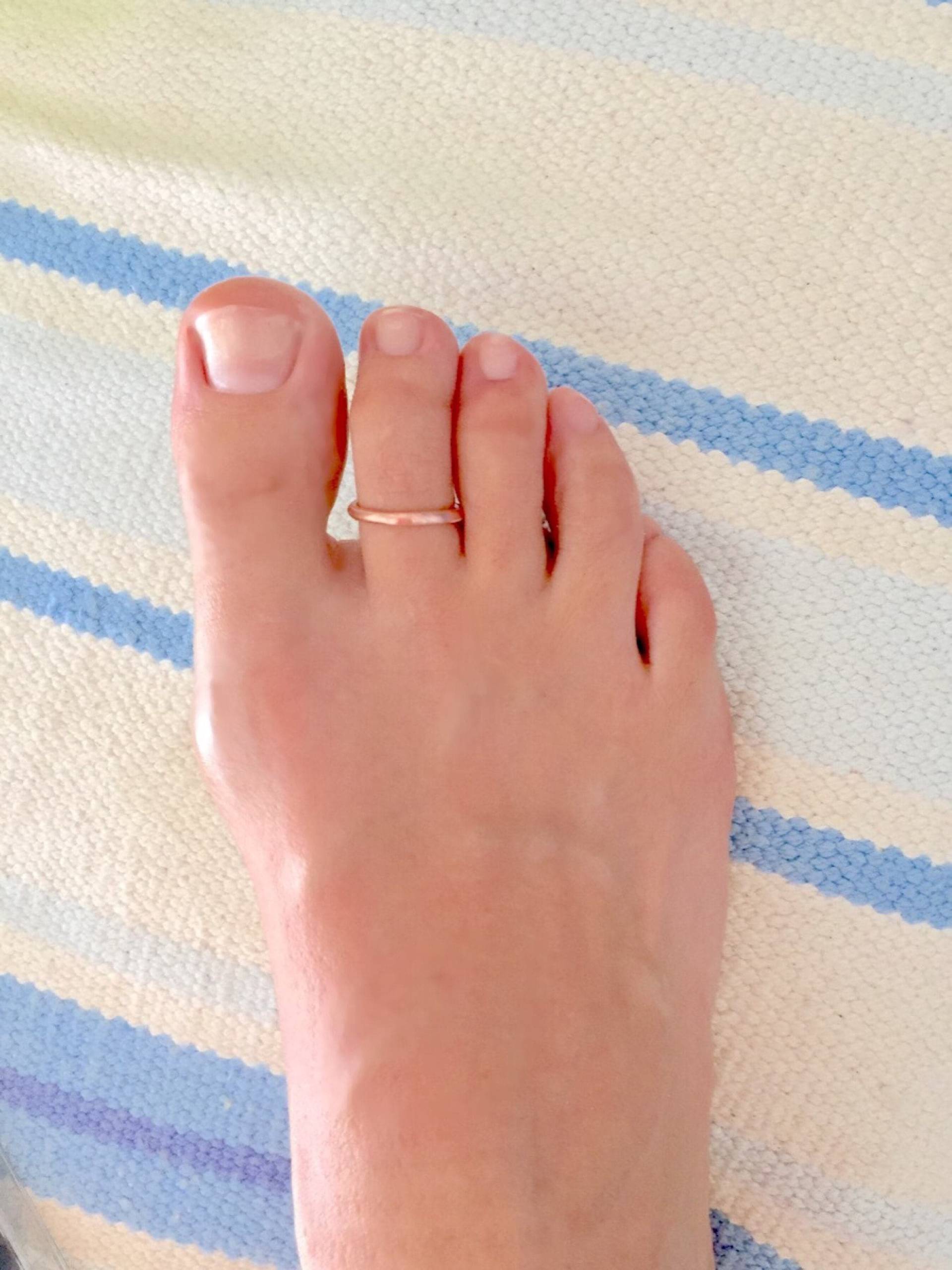 Massiver Kupfer-Ring, Toe-Ringe, Ringe Für Füsse, Kupfer Füße, Kupferschmuck, Kupferschmuck von CowgirlCharmGifts