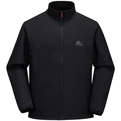 Cox Swain Herren Softshell Jacke CHARLY - hoher Tragekomfort!, Colour: Black, Size: S von Cox Swain