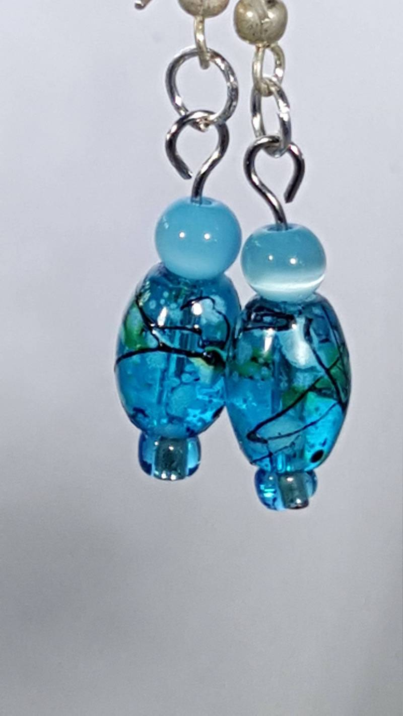 Ocean Dreams Statement Ohrringe von CoyotesDenCrafts