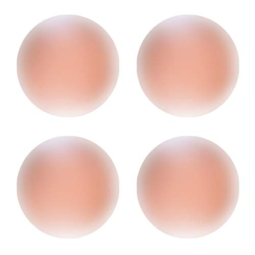 Cozlly 2 Paare Nippelpads, Damen Silikon Nipple Cover, Wiederverwendbar Waschbar Nippel Cover, Nippelpads Ultra Dünne, Nippelabdeckung Selbstklebend, Brustwarzen Abdeckungen, Unsichtbar, Ø 6,5 cm Cozlly 2 Paare Nippelpads, Damen Silikon Nipple Cover, Wiederverwendbar Waschbar Nippel Cover, Nippelpads Ultra Dünne, Nippelabdeckung Selbstklebend, Brustwarzen Abdeckungen, Unsichtbar, Ø 6,5 cm von Cozlly